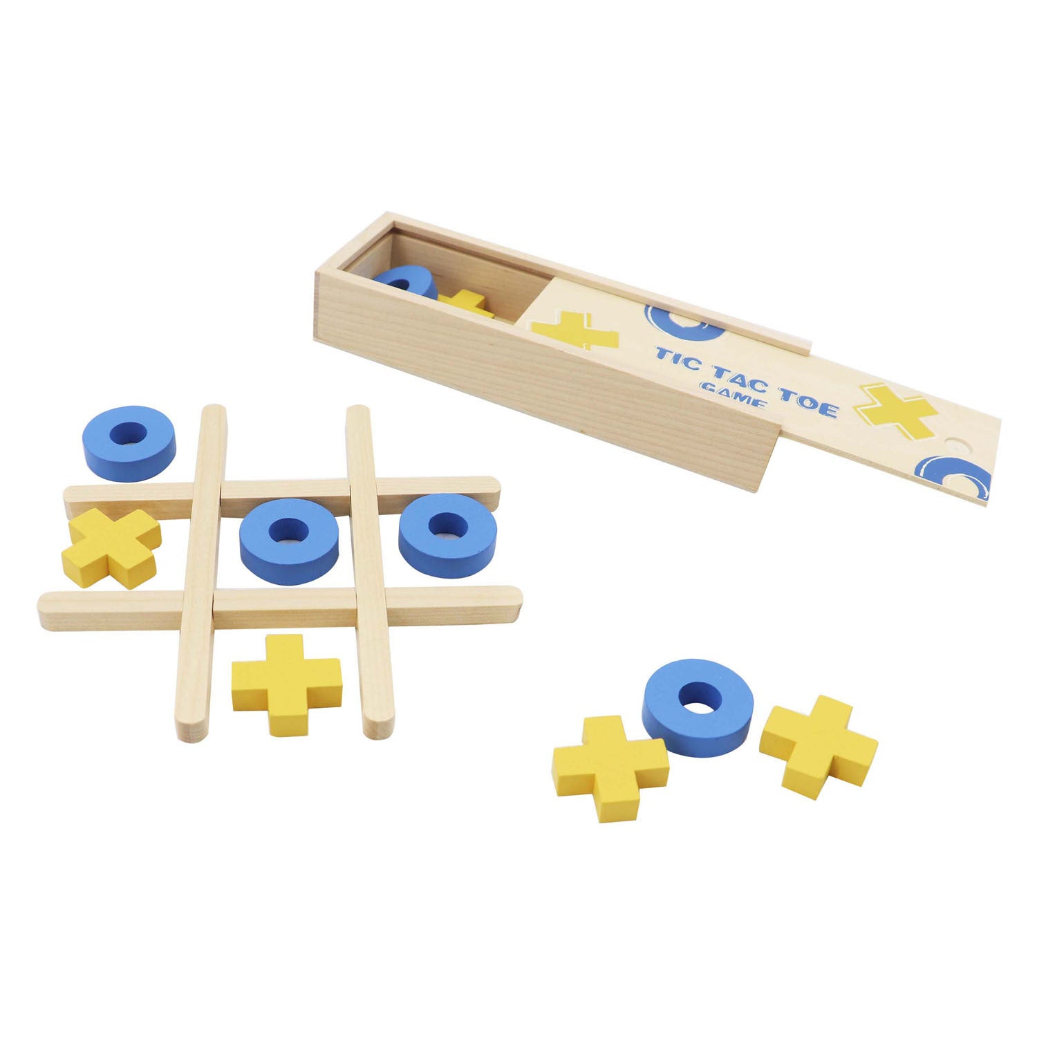 Tic-Tac-Toe-Spiel aus Holz