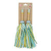 Holzpompons, 2 Stk.
