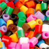 Nabbi-Perlen zum Aufbügeln, Größe 5 x 5 mm, Lochgröße 2,5 mm, mittel, Standardfarben, 30.000 Teilungen, 1 Box