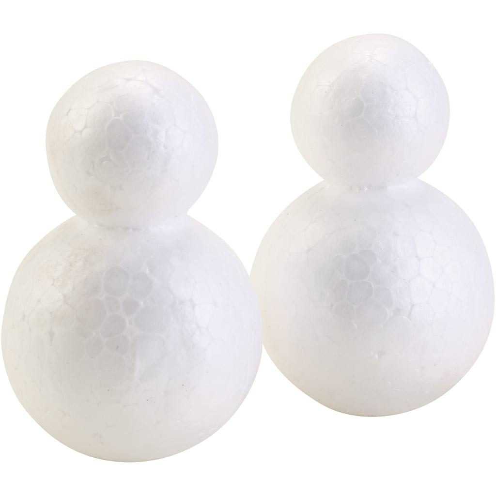 Figuren von Styropor, H: 6,5 cm, 50 Stück 1 Box