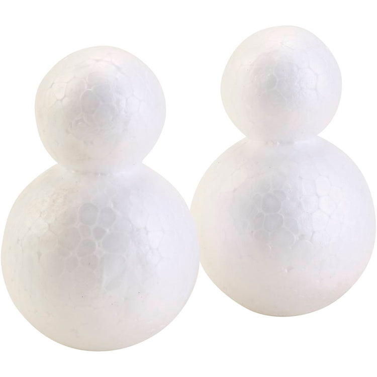 Figuren von Styropor, H: 6,5 cm, 50 Stück 1 Box