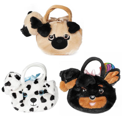 Toi-toys Toi Toys Plüschhund in Hundehandtasche