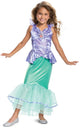 Disguise Disney die kleine Meerjungfrau Ariel Deluxe Kostümkleid Kinder – Kinder bis 8 Jahre – Lila Grün