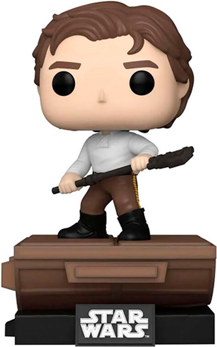 Funko-Pop! Star Wars: Die Rückkehr der Jedi-Ritter – Han Solo auf Jabba's Skiff Deluxe Build-a-Scene
