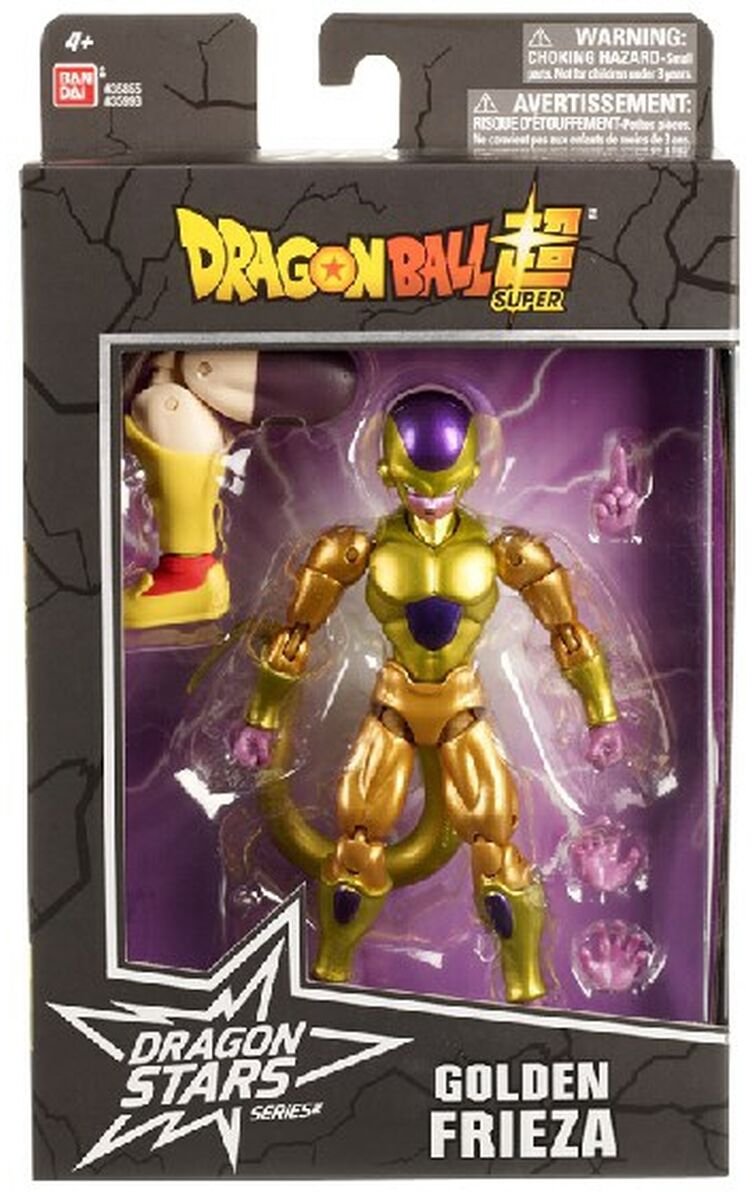 Bandai – Dragon Ball Super – Dragon Stars Figur 17 cm – goldene Frieza – offiziell lizenzierte Dragon Ball – Frieza-Actionfigur – Spielzeug für Kinder ab 4 Jahren – 35993