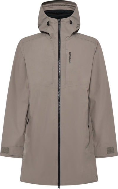 Didriksons Sören USX Parka Unisex Outdoor-Jacke – Aschebraun