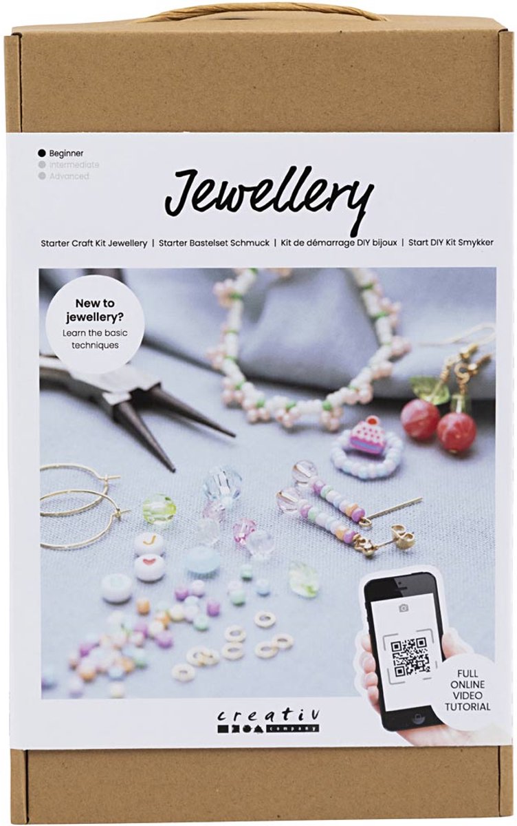 Creativ Company Starter Hobbyset Schmuck mit Perlen