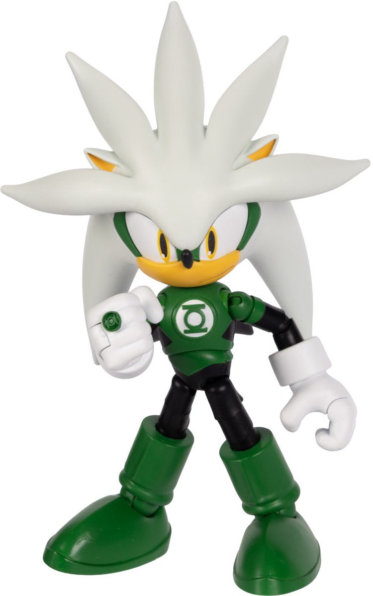 Jakks Sonic DC 13 cm Figur silberne aschegrüne Laterne