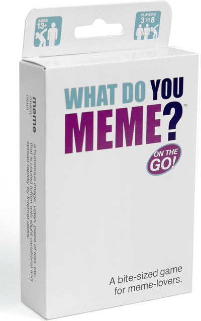 Was memst du? - Partyspiel für Erwachsene - Reiseausgabe, Taschenausgabe - Englisch