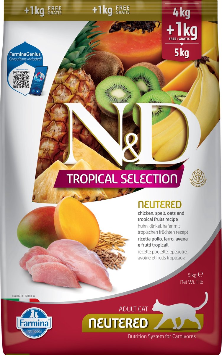 Nd Cat Tropical Selection Huhn neutralisiert 5 kg