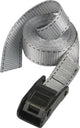 Masterlock-Spanngurt – 5 m x 25 mm – mit Kunststoffklemme – grau – 3112eurdat