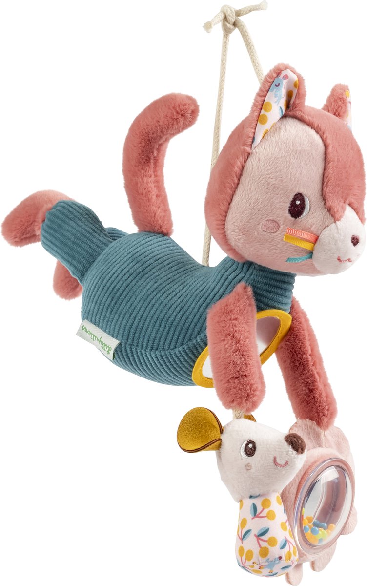 Lilliputiens – Action-Nomade – multifunktionales Spiel-Kuscheltier – Jeanne die Katze