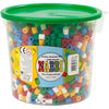 Nabbi-Bügelperlen, Größe 10x10 mm, Lochgröße 5,5 mm, Jumbo, Standardfarben, 2450 div. 1 Box