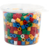 Nabbi-Perlen zum Aufbügeln, Größe 10 x 10 mm, Lochgröße 5,5 mm, Jumbo, Standardfarben, 550 Teile, 1 Box