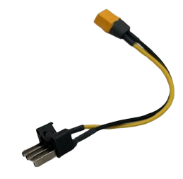 Motinova motinova E-Bike-Batterieanschluss-Adapterkabel 20 cm gelb-schwarzer XT60H-M