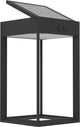 Eglo suzzara Solar-Außenwandleuchte - LED - 25 cm - Schwarz