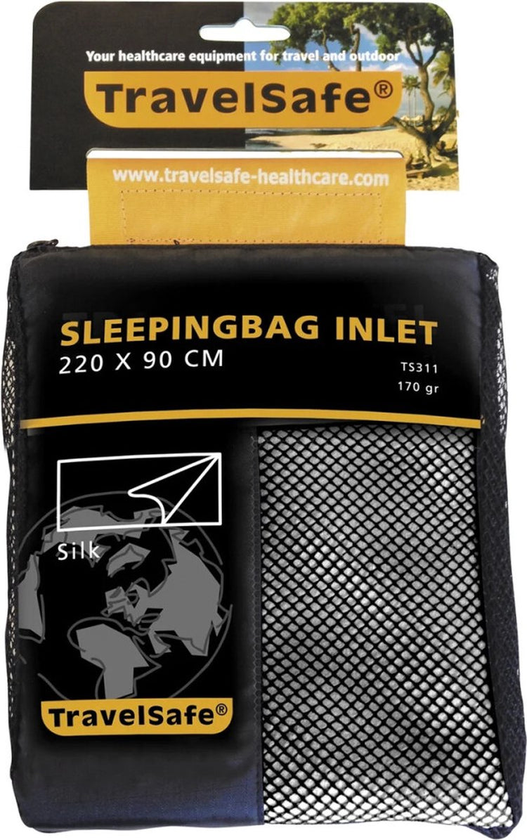 Travelsafe Seideneinlage - Decke - 1Pers. - weiß natur