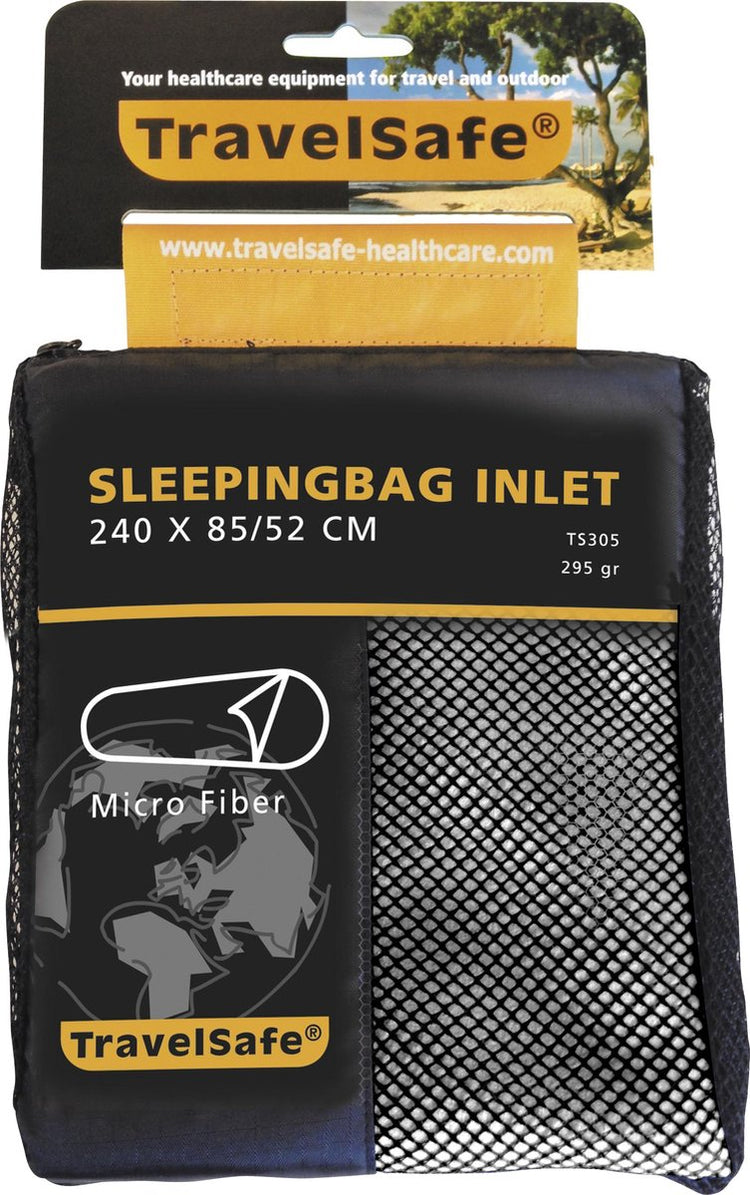 Travelsafe Mikrofaser-Inlet-Mumie - 1Pers. - gebrochenes Weiß