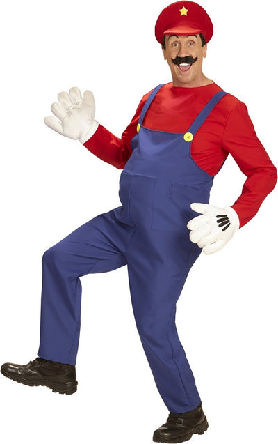 Finidi Klempner-Mario-Latzhose für Partys