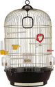 Ferplast Diva antiker Vogelkäfig – braun – 40 x 40 x 65 cm