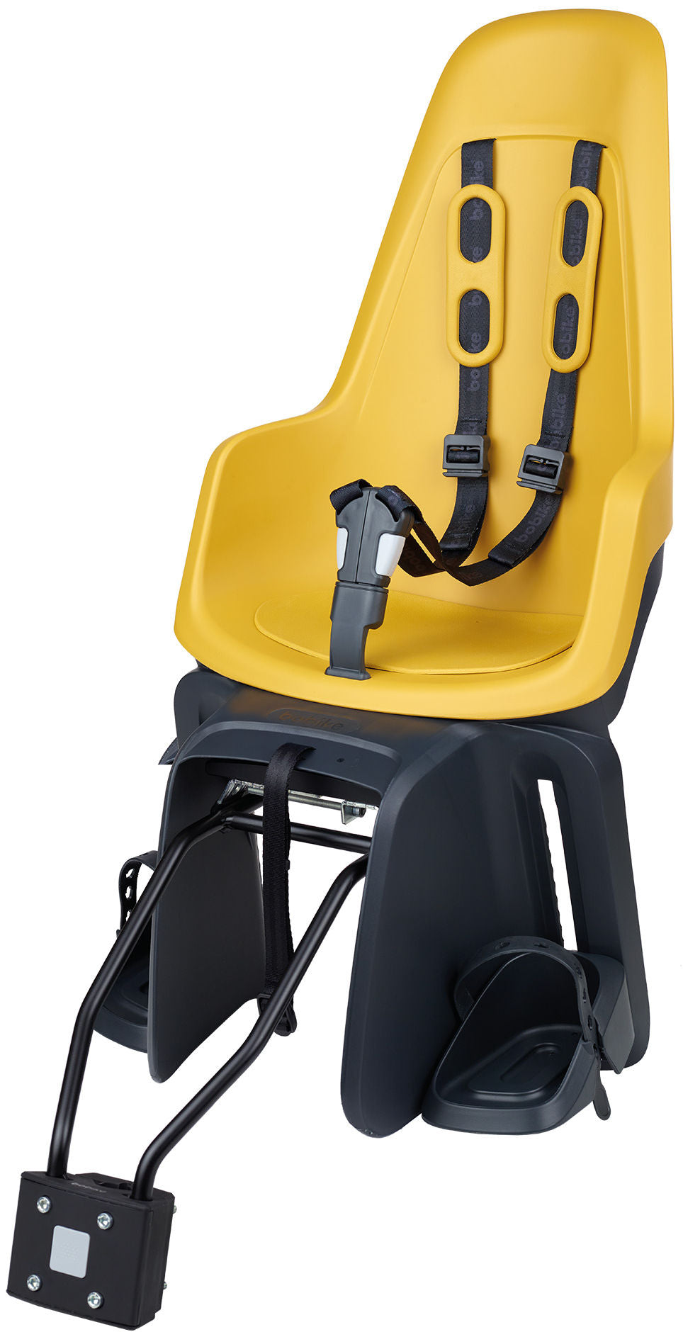 Bobike hinten One Maxi 1P Kindersitz mit Rahmenbefestigung mächtig Senf