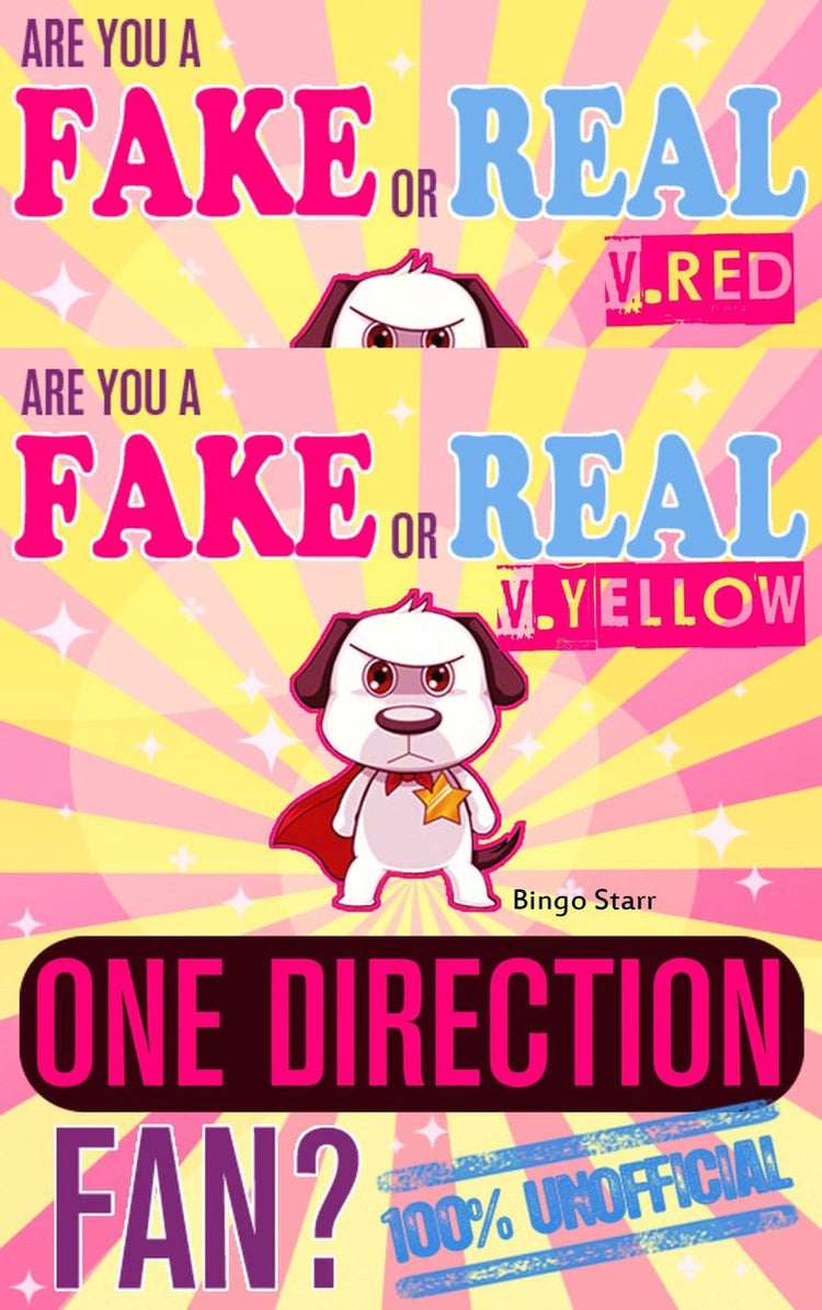 Bist du ein echter oder ein echter One-Direction-Fan? Bundle-Version – Rot und Gelb – das 100 % inoffizielle Quiz- und Fakten-Trivia-Reiseset-Spiel