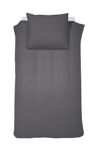 Cinderella-Wochenende – Bettbezug – 1 Person – Baumwolle – 140 x 200 cm – Anthrazit