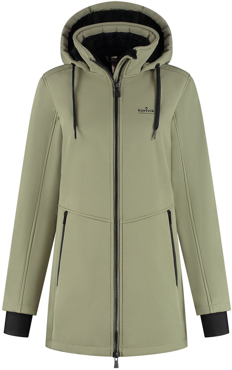 Kjelvik Maren Damen Outdoorjacke – Grün