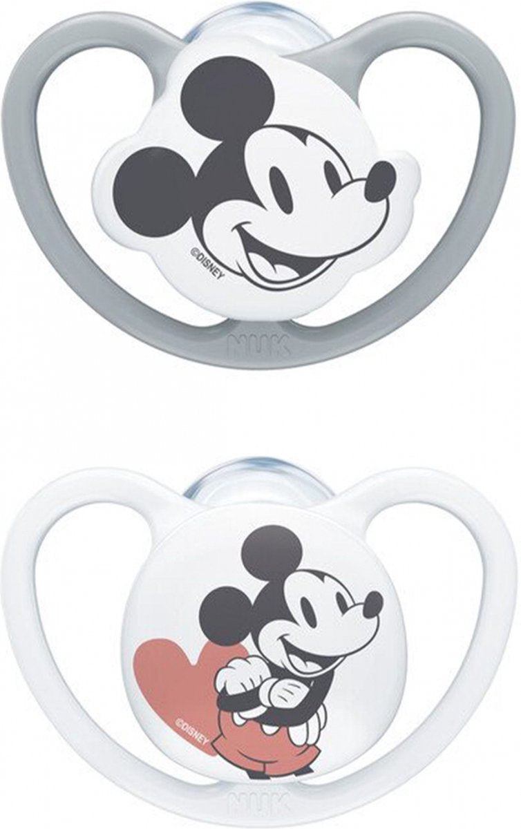 Nuk-Set mit 2 Space-Micky-Schnullern – 6–18 Monate