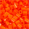 Nabbi Fotoperlen, Größe 5x5 mm, Lochgröße 2,5 mm, mittel, leuchtend orange (13), 1100 Stück 1 Box
