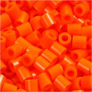 Nabbi Fotoperlen, Größe 5x5 mm, Lochgröße 2,5 mm, mittel, leuchtend orange (13), 1100 Stück 1 Box - afbeelding 1