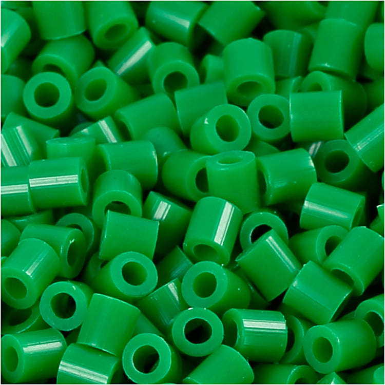 Nabbi Fotoperlen, Größe 5x5 mm, Lochgröße 2,5 mm, mittel, grün (16), 1100 Stück 1 Box