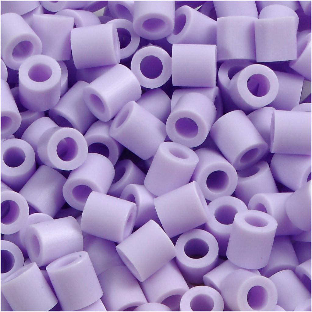 Nabbi Fotoperlen, Größe 5x5 mm, Lochgröße 2,5 mm, mittel, Flieder (24), 6000 Stück 1 Box