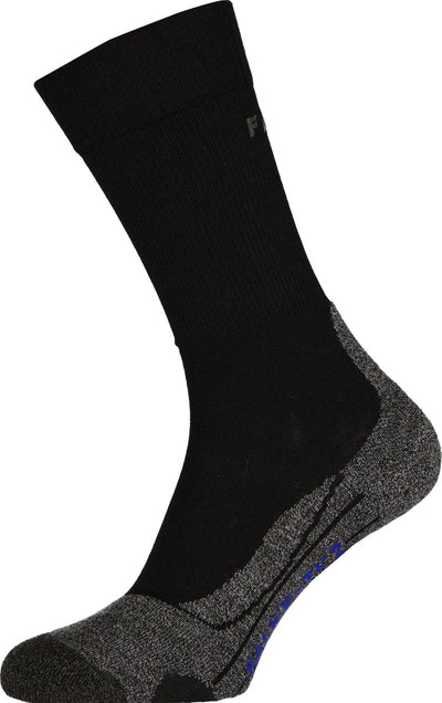 Falke TK2 Cool Anti-Blister Wandersocken aus dickem Lyocell-Funktionsmaterial Herren Schwarz - Größe 39-41