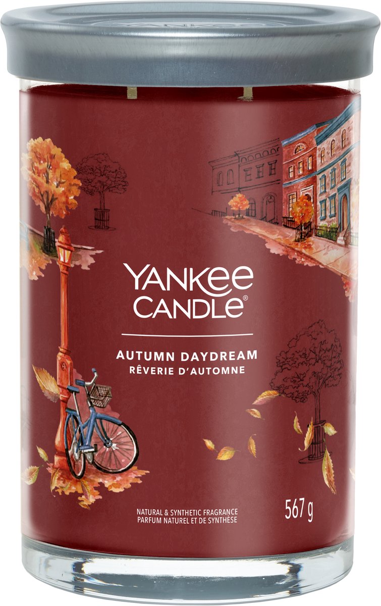 Yankee Candle – Autumn Daydream Duftkerze im großen Glas – 100 Brennstunden – zwei Dochte