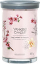 Yankee candle - pink cherry vanilla large tumbler scented candle - 100 burning hours - two wicks