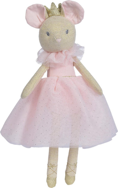 Nicotoy Maus Ballerina rosa Kleid 33cm - Kuscheltier