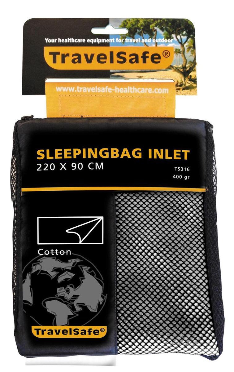 Travelsafe Baumwolleinlage - Decke - 1Pers. - Beigebraun