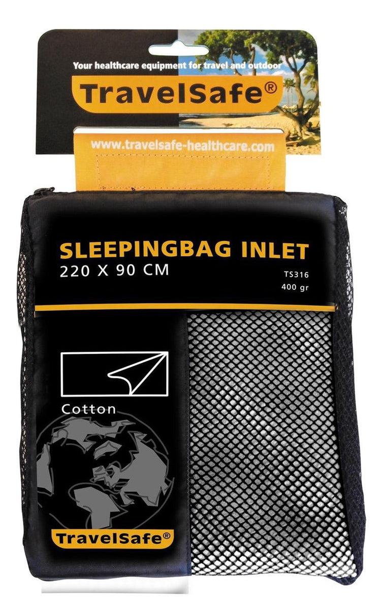 Travelsafe Baumwolleinlage - Decke - 1Pers. - Beigebraun