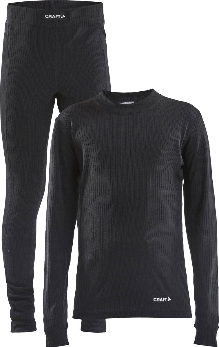 Craft Core Dry Baselayer Thermoset Kinder – Schwarz – Größe 122
