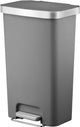 Eko - Hana Treteimer 45 Liter - Kunststoff - Grau - Abfalleimer