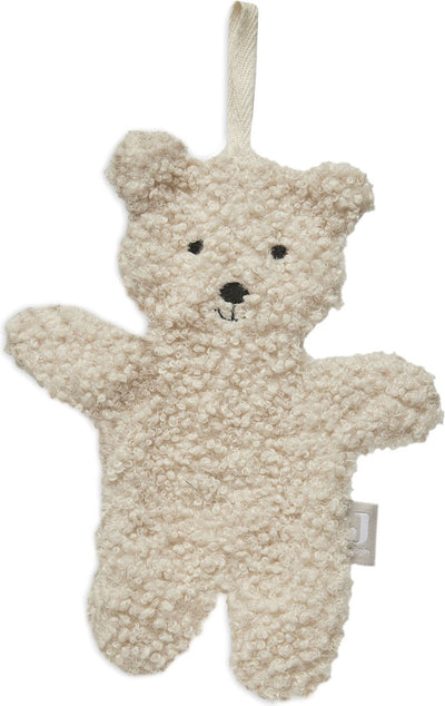 Jollein Schnullertuch Teddybär – Natur – Schnuller-Kuscheltier Baby – 100 % Polyester