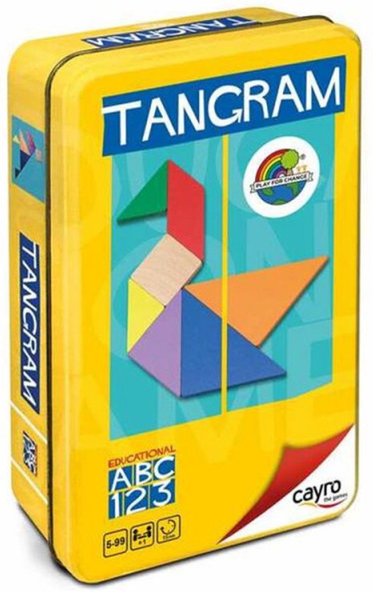 Geronimo Spiele Cayro - Tangram - Puzzlespiel Holz - ab 7 Jahren