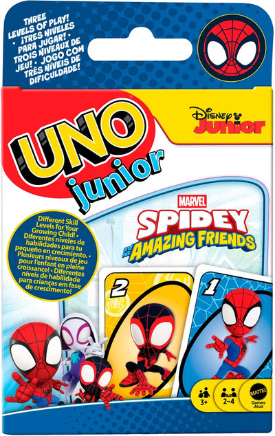 Mattel-Spiele Uno Junior Spiderman Friends