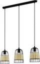 Eglo Anwick Hängelampe – E27 – 88 cm – schwarzes Rattan