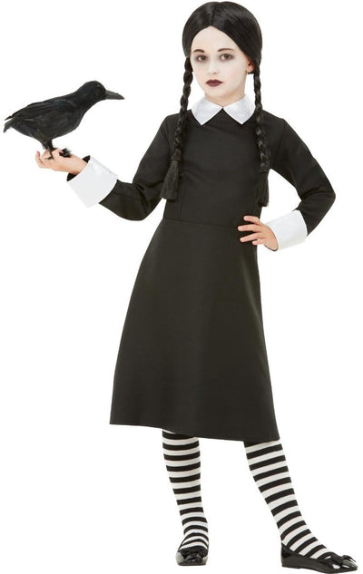 Smiffys Gothic-Schulmädchen-Kostüm für kleine Kinder
