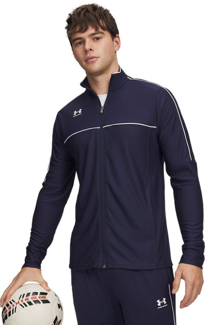 Under Armour M Challenger Track Jacket-Blu Herren-Sportweste – Midnight Navy – Weiß