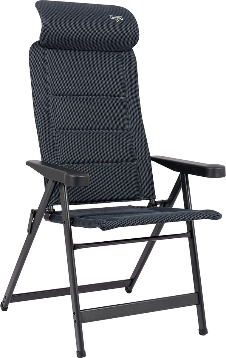 Crespo – Liegestuhl – L – AP 240 – Air-Deluxe – kompakt – Grau