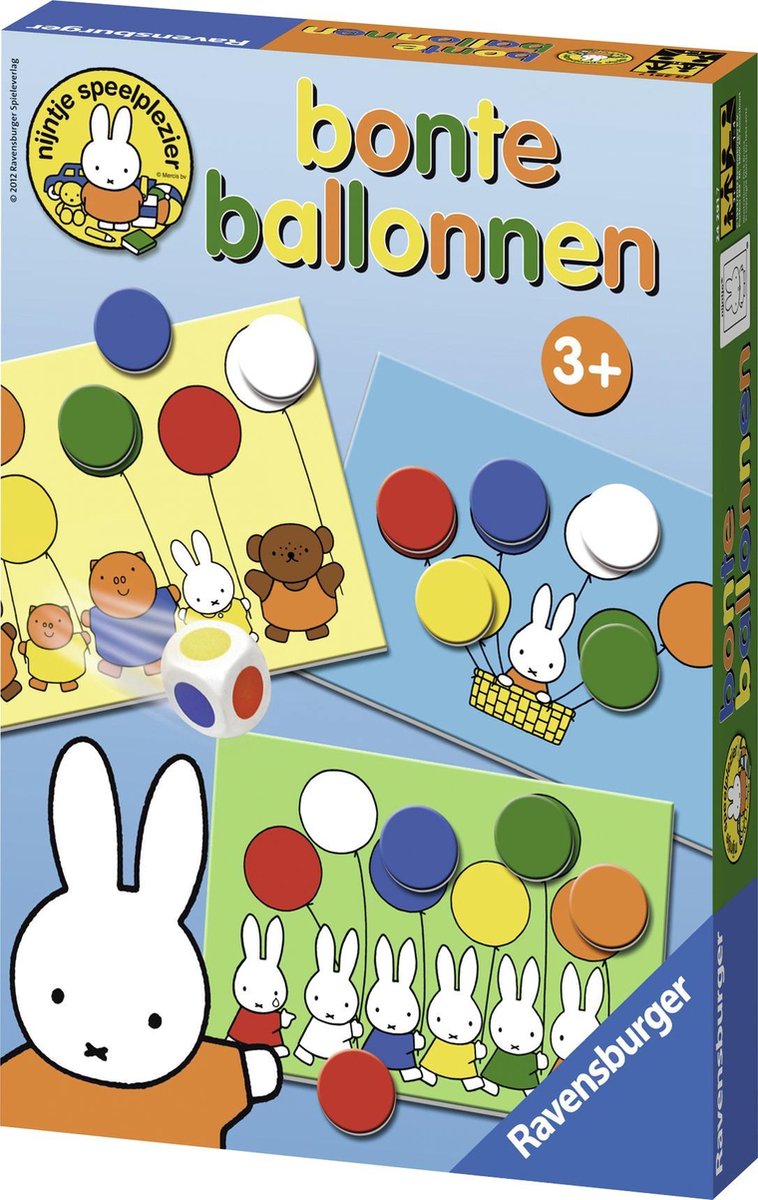 Ravensburger Miffy bunte Luftballons – Lernspiel