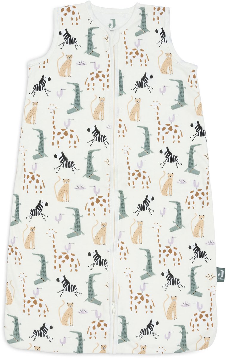 Jollein Babyschlafsack Sommer Jersey 110cm – Jungle Jambo – Sommerschlafsack